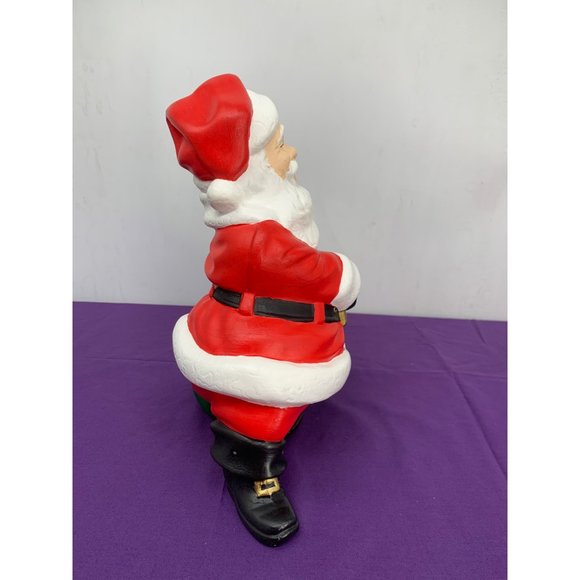 Ceramic MCM Hand Painted Artisan, Santa Claus With Sack Planter Byron Mold 817 f - Picture 2 of 13